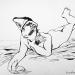 HarlequinontheBeach